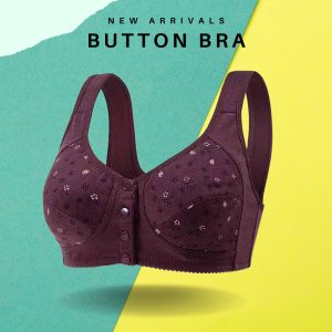 Premium Button Bra {Marron Color}